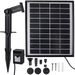 Solar Water Pump 1 Set Solar Fountain Pump Garden Water Pump Outdoor Solar Powered Water Feature Pump 6.5W