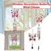 Huayishang Wind Chimes for Outside Clearance Creative Metal Acrylic Painted Three-Dimensional Butterfly Iron Crafts Wind Chim Home Decor as Shown