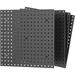 4PCS 16 x16 Pegboard Panels for Garage Wall Utility Tools Storage System for Workbench Shop Shed Modular Peg Board Organizer (Pack of 4 Black)