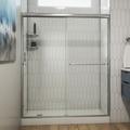 Dreamline Alliance Pro 56-60 in. W x 70 3/8 in. H Semi-Frameless Bypass Sliding Shower Door in Brushed Nickel and Clear Glass SDAL60W700VXX04