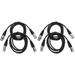 4 Pcs Balanced Microphone Cable Audio Cables for Speakers Adapter Mictowave Microphones Earphone Converter Equipment