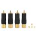 4pcs Preffair R1747 RCA Audio Plug 24K Gold Plated HIFI RCA Connector for 10mm Cables