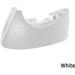 White Desktop Tape Dispenser Standard Size 1 Rolls Desk Office Home