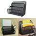 Lloopyting File Folders Document Organizer Office with Black Collection Drawer Desk 6 Mesh The Organizer Compartments | Office & Stationery Office Supplies School Supplies Black 17*14*7.5cm