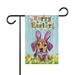 Bunny Farming Happy Easter Flag Bunny Easter Flag Rabbit Flag ID-0220-CW9B