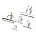 30 Pcs Stainless Steel Clips Office Supply Document Clip Diary Decoration Clip Food Bag Clips