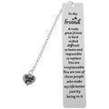 Stainless Steel Personalized Book Markers Bookmarked Friend Gift Decorate Laser Student