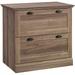 Engineered Wood Lateral File Cabinet In Salt Oak