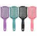 Unbrash Hairbrush Massage & Detox & Brush Heads Wet & Dry Brush Hair Brush Dry Wet Brush Paddle Detangling Brush Unbrash Brush The Unbrash Hairbrush Scalp Massage Brush for Curly Hair 4pcs