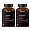 Nirvasa Testo 7X Tablets | Natural Testo Power Tablets to Improve Muscle Strength & Performance | 60 Tablets (Pack of 2)