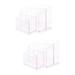 2 Pieces Display Shelves Makeup Organizer Shelves Make up Brush Organizer Stands Makeup Vanity Organizer Cosmetics Organizer Nail Art Pen Holder Storage Display Rack Simple Acrylic