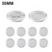 LLDI 10Pcs Coin Case Transparent Round Storage Case Holder Coin Plastic Box 38/50mm 50mm