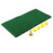 Artificial Golf Grass Rug 5 Pcs Mat Indoor Pad Swing Practice Equipment Hitting for Home