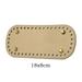 ALSLIAO 1Pc Long Bottom for Knitted Bag PU leather Bag Base DIY Handmade Bag Bottom DIY gold