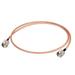 High-Power Digital Coax Cable UHF Male PL-259 to UHF Male PL-259 UHF Jumper (3ft 100cm RG142) for HAM & CB