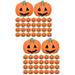 100 Pcs Resin Accessories Halloween Pumpkin DIY Mobile Phone Case Decoration Garden Trim Flatback Charms Miniature Orange Squash