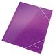 Leitz Eckspanner WOW 39820062 DIN A4 250Bl. Karton violett