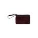 Aqua Madonna Wristlet: Burgundy Solid Bags