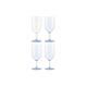 Bodum - Verres à vin blanc plastique bleu réutilisable (lot de 4)