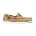 Chaussure bateau Homme docksides suede Portland Beige - Semelle Blanche Sebago 40 - beige - beige