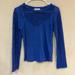 Free People Tops | Free People We The Free Free Womans Blue Long Sleeve Top Size M | Color: Blue | Size: M