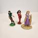 Disney Toys | Disney Tangled Rapunzel Vinyl Toys Figurines Cake Toppers Lot | Color: Tan | Size: Osg