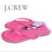 J. Crew Shoes | New J. Crew Neon Tulip Pink Flip Flop Thong Sandals 6 7 8 9 10 | Color: Pink | Size: Various