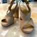 Michael Kors Shoes | Michael Kors Suede Heels | Color: Tan | Size: 7.5