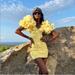 Zara Dresses | Nwt Zara Contrasting Knit Dress | Color: Yellow | Size: M
