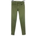 American Eagle Outfitters Jeans | American Eagle Super Stretch X Jeggings Army Green Sz 0 Regular | Color: Green | Size: 0