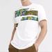 Nike Shirts | Nike Dri-Fit The Nike Tee White Jungle Tribal Print Multicolor Men's Size L | Color: White/Yellow | Size: L