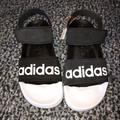 Adidas Shoes | Adidas Unisex Sandals | Color: Black/White | Size: Various