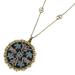 Gucci Jewelry | Gucci Necklace Women's Brand Flower 750yg Enamel Gg Icon Blooms Yellow Gold 4... | Color: Gold | Size: Os