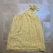 American Eagle Outfitters Dresses | Medium American Eagle Yellow Floral 1 Shoulder Dress | Color: Yellow | Size: M