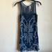Free People Dresses | Blue Mini Dress Sleeveless Embroidered Xs | Color: Blue | Size: Xs