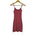 Brandy Melville Dresses | Brandy Melville Red Striped T-Shirt Tank Mini Dress Size Xs | Color: Red/White | Size: Xs