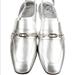 Burberry Shoes | Burberry London Slingback Silver Flats | Color: Silver | Size: 8.5