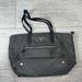 Michael Kors Bags | Michael Kors Kelsey Large Nylon Top Zip Tote Bag *Damaged Handle* | Color: Black/Gray | Size: 18 X 12 X 5