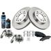 2008-2014 Cadillac Escalade Front Brake Pad and Rotor and Wheel Hub Kit - TRQ