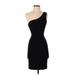 BCBGMAXAZRIA Casual Dress - Mini: Black Solid Dresses - Women's Size X-Small