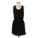 Chloe K Cocktail Dress - Mini Scoop Neck Sleeveless: Black Print Dresses - Women's Size Medium