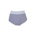 Athleta Athletic Shorts: Blue Color Block Activewear - Women's Size X-Small