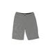 White House Black Market Shorts: Gray Mid-Length Bottoms - Women's Size 6 - Dark Wash