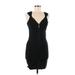 Bebe Casual Dress - Mini: Black Dresses - Women's Size Medium