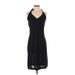 Isabel Ardee Casual Dress - Sheath: Black Solid Dresses - Women's Size 2