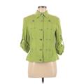 Click Jacket: Short Green Jackets & Outerwear - Women's Size 8