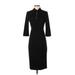 Donna Morgan Casual Dress - Midi: Black Dresses - Women's Size 4