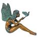 Design Toscano Antiqued Bronze Bird Fairy Garden Statue