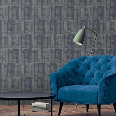 Galerie Wallcoverings Nostalgie Collection Library Books Non-woven Matte Wallpaper Roll