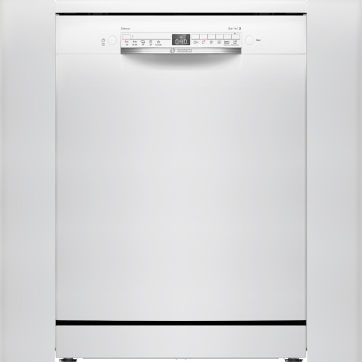 Bosch Serie 2 SMS2HTW02E Freistehender Geschirrspüler, Höhe 84,5 cm, Breite 60 cm, Weiß Image